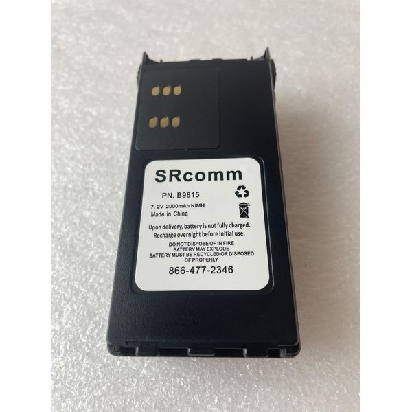 SRCOMM B9815 7.2v 2000mAh NiMH RADIO BATTERY