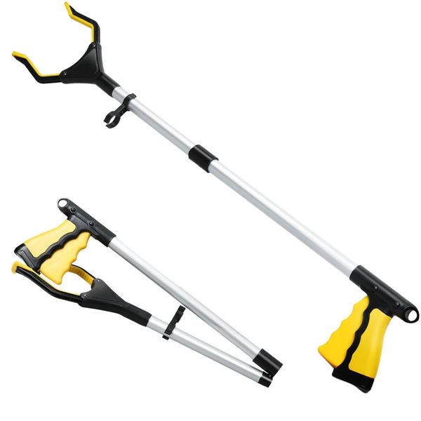 Reacher Grabber Tool, 32" Lightweight Handy Trash Claw for Elderly | Mobility Aid Reaching Assist Tool for Trash Pick Up, Litter Picker, Arm Extension