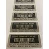 [QTY 1000] CUSTOM PRINTED BLACK TAMPER EVIDENT VOID LABELS STICKERS SEALS