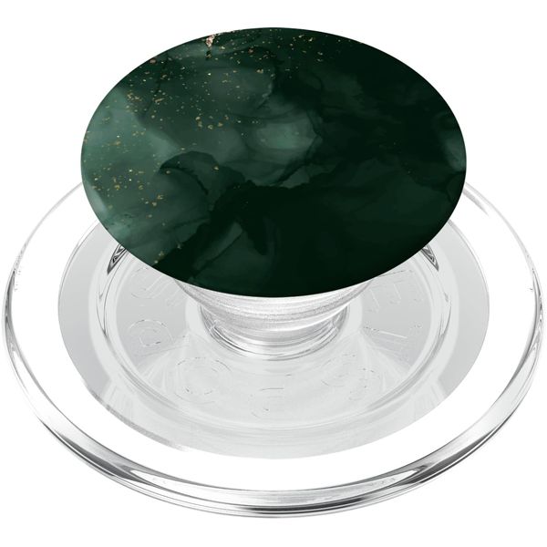 Elegant Dark green color Forest Green Pattern PopSockets PopGrip for MagSafe