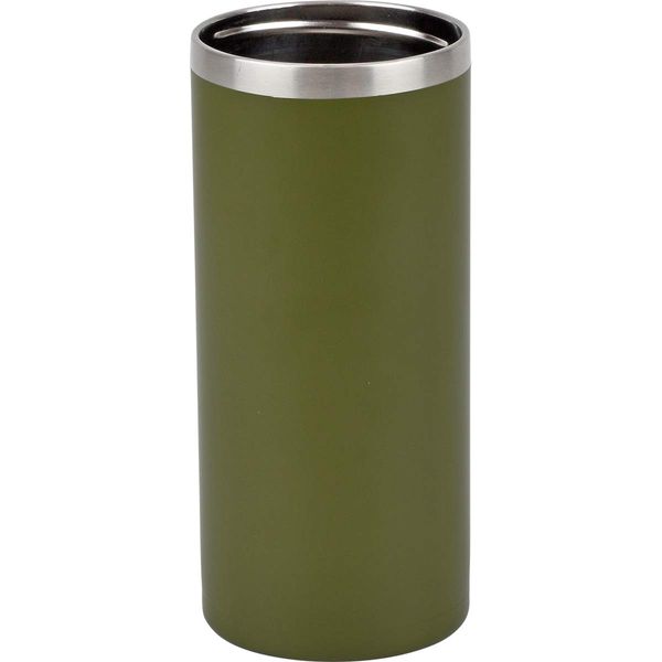 Wahei Freiz Fortec RH-1536 Can Holder, Long-Lasting Cold Retention, 16.9 fl oz (500 ml), Forest Green, Vacuum Insulated Construction, Heat and Cold Insulation, Tumbler, 2-Way Type, Can Cooler