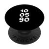 10.05.90 - Birthdate Design with Birth Day.Month.Year PopSockets Swappable PopGrip