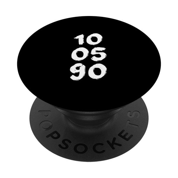 10.05.90 - Birthdate Design with Birth Day.Month.Year PopSockets Swappable PopGrip