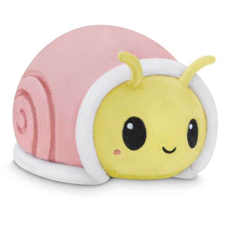 TeeTurtle - The Original Reversible Snail Plushie - Pink + Aqua - Cute ...