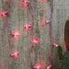Brite Star 50 lt Designer Series Mini Light Set, Pink, Pink Wire