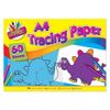 A4 TRACING Paper - 60 Sheets Translucent Copying Art Craft Calligraphy Kids