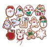 Design Works Gingerbread Men Felt Ornaments, Multi-Color