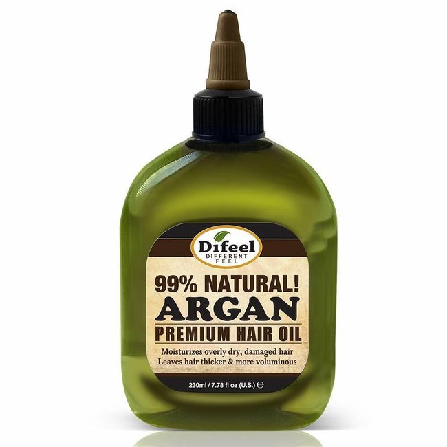 Difeel Premium Natural Hair Oil- Argan Oil 7.1 oz 2PK