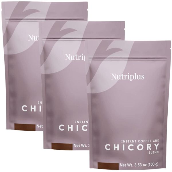 Nutriplus Chicory. Instant coffee & chicory blend. (3.53 Ounce (Pack of 3))