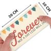 Forever Not A Day Less Will Do - Romantic Anniversary Valentines Day Sign