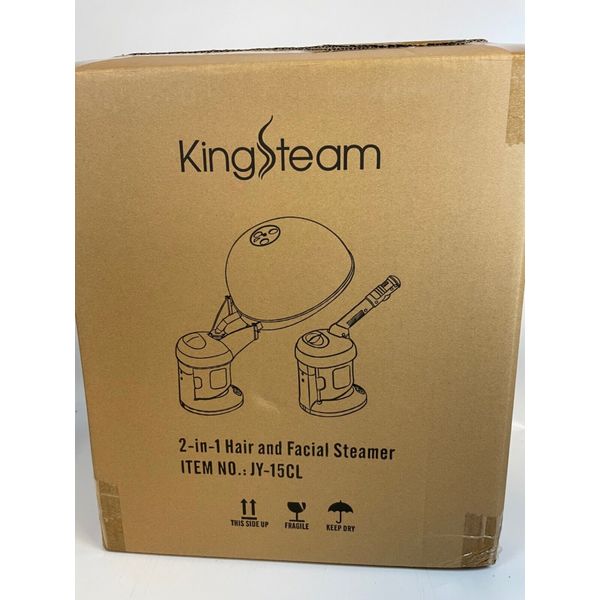 Hair Steamer Kingsteam 2 in 1 Ozone Facial Steamer, Design for Personal Care Use