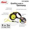 flexi New Neon S Tape 5 m black/neon yellow