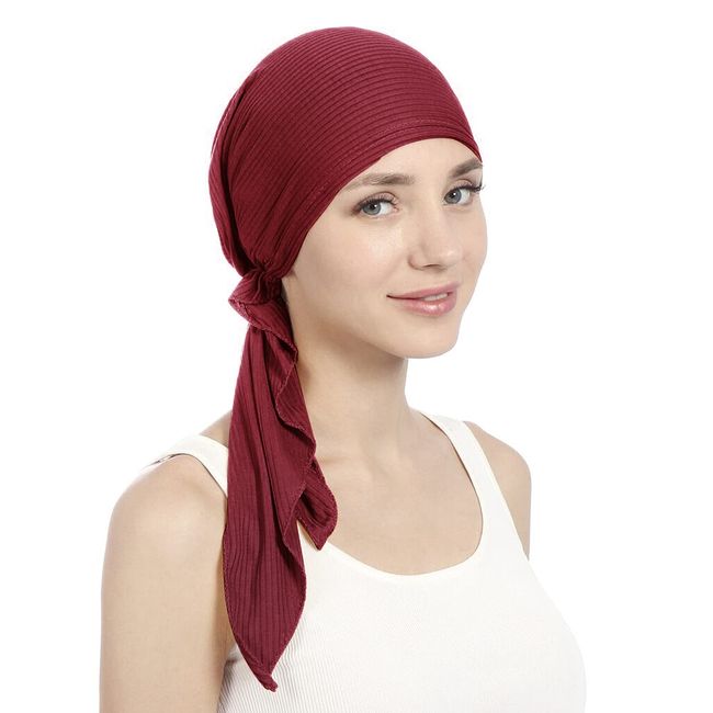 RUIXIA Damen Kopftuch Kappe Chemo Turban Sommer Beanie Mütze Muslim Bandana Stoffturban Kopfbedeckung Headwear Headwraps