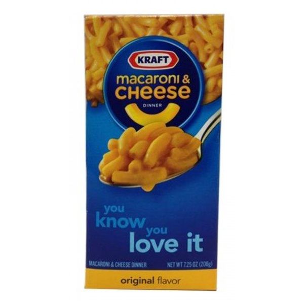 KRAFT MACARONI & CHEESE OIGINAL FLAVOR 206 G. (PACK 3)