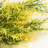 Tall Vinyl Whispy Artificial Yellow Tipped Springeri Grass Sprays
