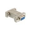 Null Modem Adapter for Serial Cables - DB9 Female to Female