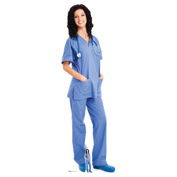 Doctor Nurse Health Worker Female Lifesize Cardboard Cutout / Standee / Standup