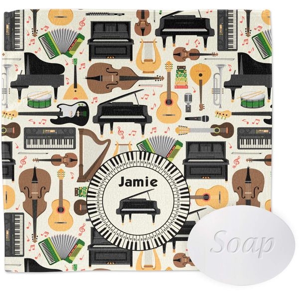 Personalized Musical Instruments Washcloth