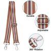 FLYAMAPIRIT Adjustable Metal Shoulder Strap, Modern, Brown/Grey/Red/Green