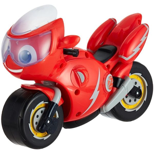 Ricky Zoom Toy Motorcycle with Light and Sounds, Red for Boys,girl