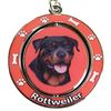 E&S Pets Rottweiler Double Sided Spinning Key Chain, KC-33