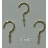 25 Screw Hooks Screw in Hook Eye Assorted Size 2.5" 2" 1.75" 1.25" 1" NEW Pack