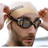 Zoggs Predator Flex Goggle, UV Protection Swim Goggles,Black/Gold/Titanium, small