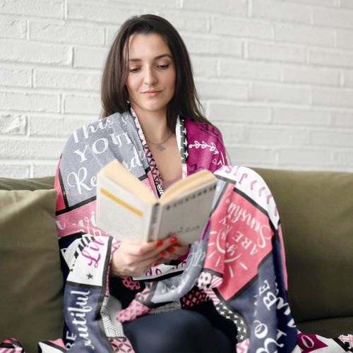 Hibolen Birthday Gifts for Women, Gifts for Women Birthday Unique, Happy Birthday Decorations, Woman Gifts for Birthday Blanket 50"x60", Womens Birthday Gifts for Best Friend/Mom/Her/Wife/Sister Throw
