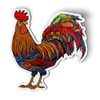 Colorful Rooster - 5.5" Magnet for Car Locker Refrigerator