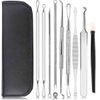 Pimple Remover Tool Kit Blackhead Acne Comedone Extractor Tools Popper Blemish