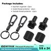 GORTAR 5/8x24 Thread Protector for Most .308 LR308. CNC Machined, with Key Chain Storage Tools