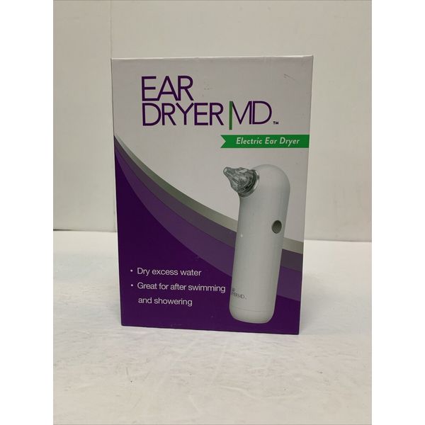 Ear Dryer MD Electric Dries Excess Water After Swimming or Showering NEW #378