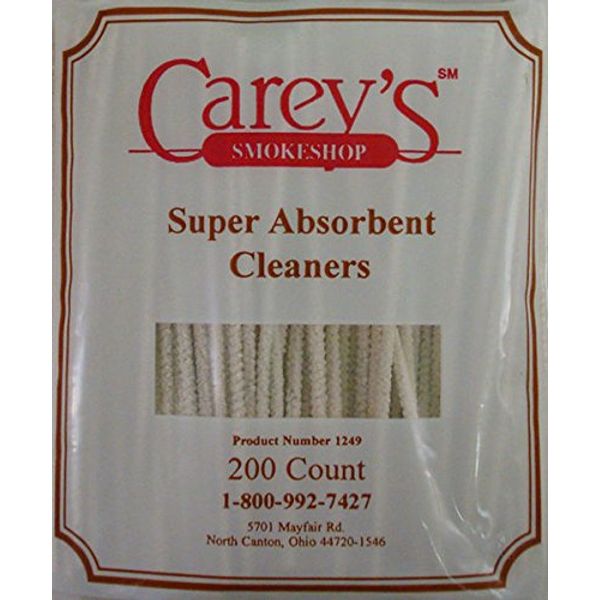 200 Pack of 6½" Long Regular Super Absorbent Pipe Cleaners - 1249