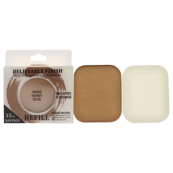 Believable Finish Powder Foundation - Honey Dusk by Sorme Cosmetics 0.23 oz