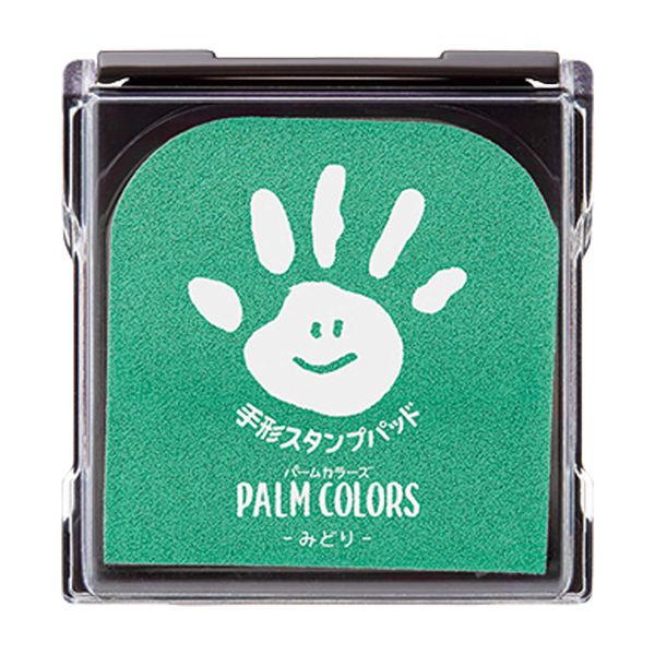 Shachihata HPS-A/H-G PalmColors Hand Stamp Pad, Green