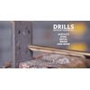 Drill America 3/16" Cobalt Stepped Point Drill Bit, GSC Series