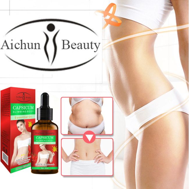 Aichun CAPSICUM Slimming Body Essential Oil 100% Natural 3 Day Effective 30ml