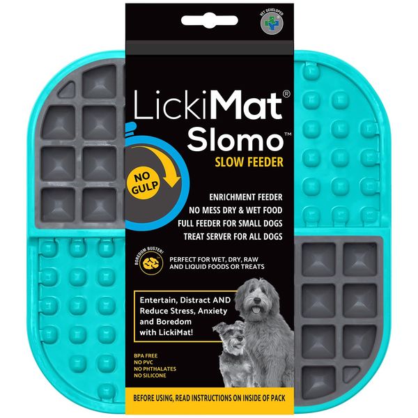 Industriripet LICKIMAT Slomo Turquoise