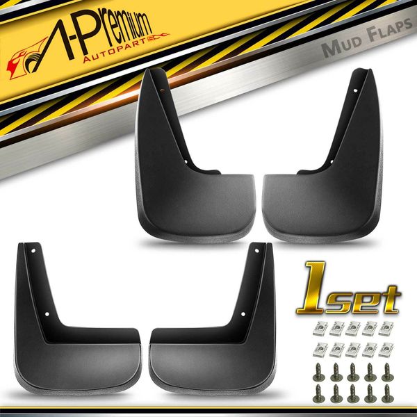 Splash Guards Mud Flaps for Chevy Equinox 2010-2017 Sport Utility Front & Rear