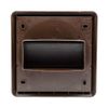Kair Brown Gravity Grille with Rectangular 110x54mm Rear Spigot