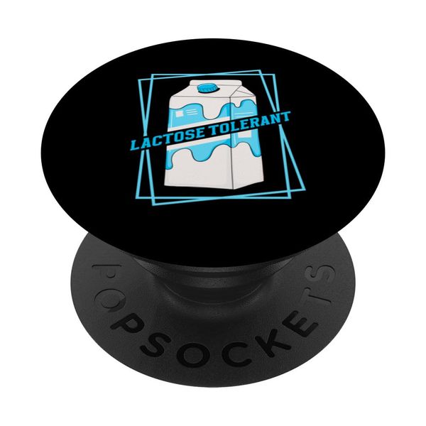 Lactose Tolerant | Milk Pack | Lactose Intolerance PopSockets Swappable PopGrip