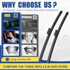 Windshield OEM Wiper Blades Direct Connect Size 24" & 17" - Front Left Right Set