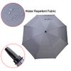 G4Free 62 Inch Automatic Open Golf Umbrella Extra Large Oversize Double Canopy Vented Windproof Waterproof Stick Umbrellas(Grey)