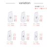 irogel Nail Town, Nail Tip, Lipstick Shape, Clear, Approx. 450 Sheets (10 Sizes)