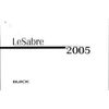 2005 Buick Le Sabre Owners Manual User Guide Operator Book Fuses Fluids OEM