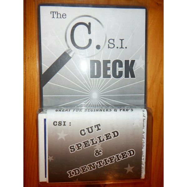 +     C.S.I. Deck magic trick