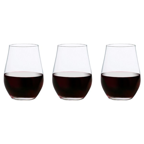 ADERIA 8581 IPT Wine Tumbler, M, 12.2 fl oz (360 ml), Set of 3, Dishwasher Safe, Glasses, Stylish, Red, Red Wine Cup, White, Cup, Restaurant, Bar, Banquet, No Legs