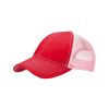 MG Unisex Low Profile (Str) Trucker Cap-7641-RED-L-PINK