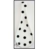 Black Spots Spoon Rest Ceramic Porcelain Large Spoon Hand Decorated in UK