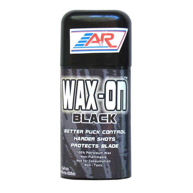 A&R Sports Wax-On Hockey Stick Wax, Black